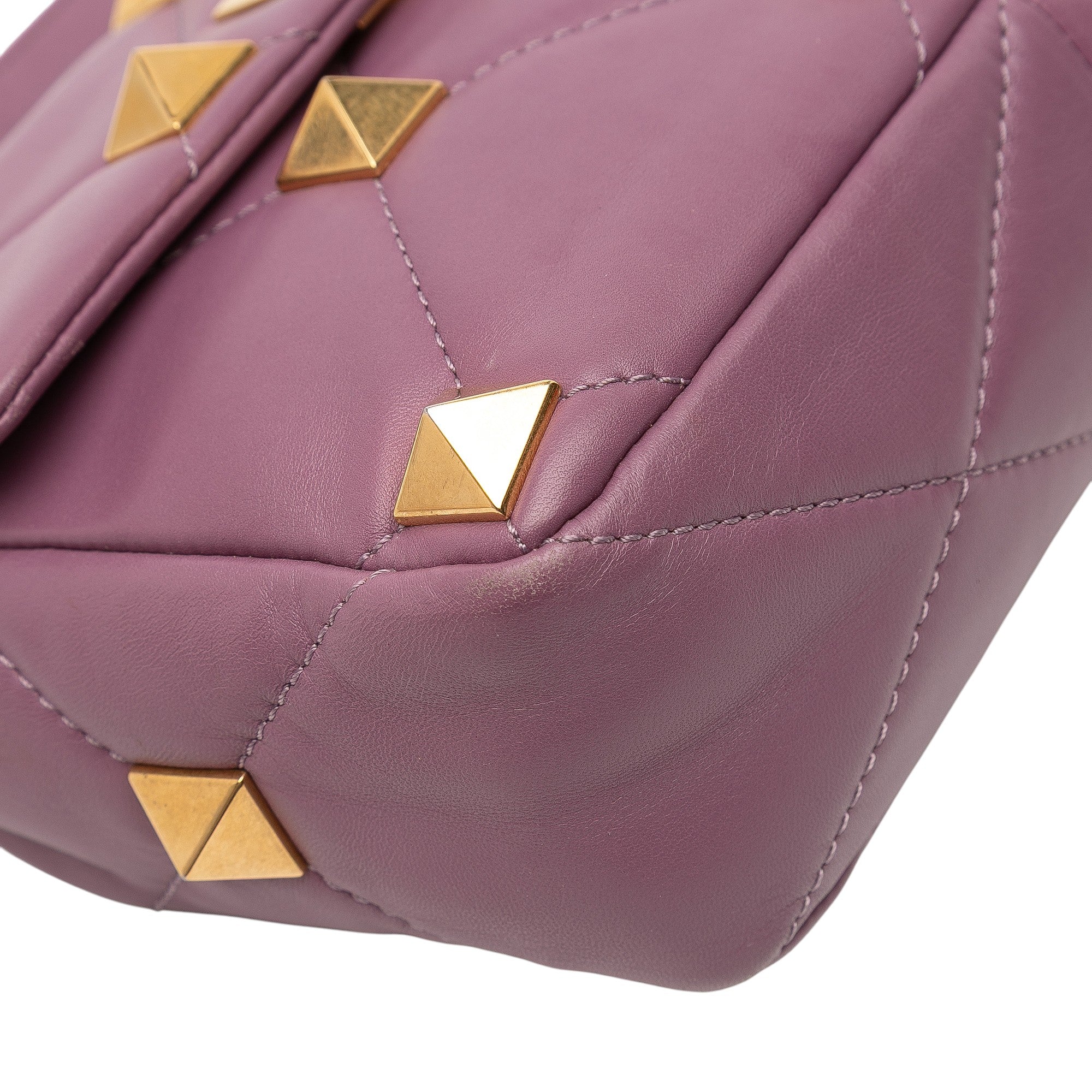 Medium Nappa Roman Stud Satchel