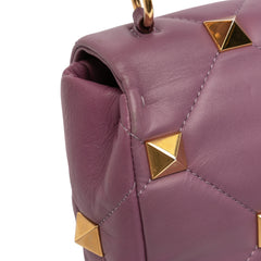 Medium Nappa Roman Stud Satchel