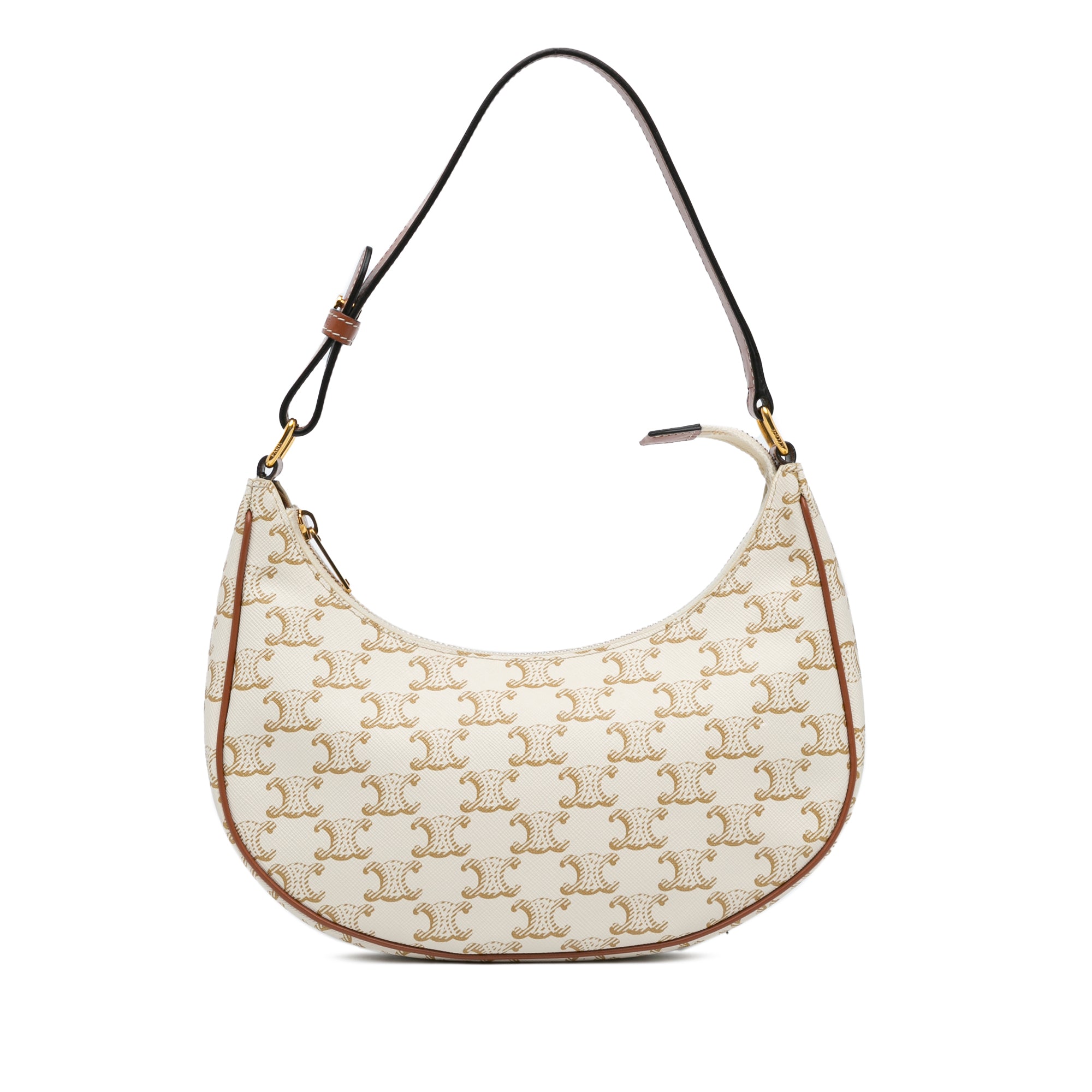 Triomphe Coated Canvas Ava Shoulder Bag