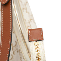 Triomphe Coated Canvas Ava Shoulder Bag