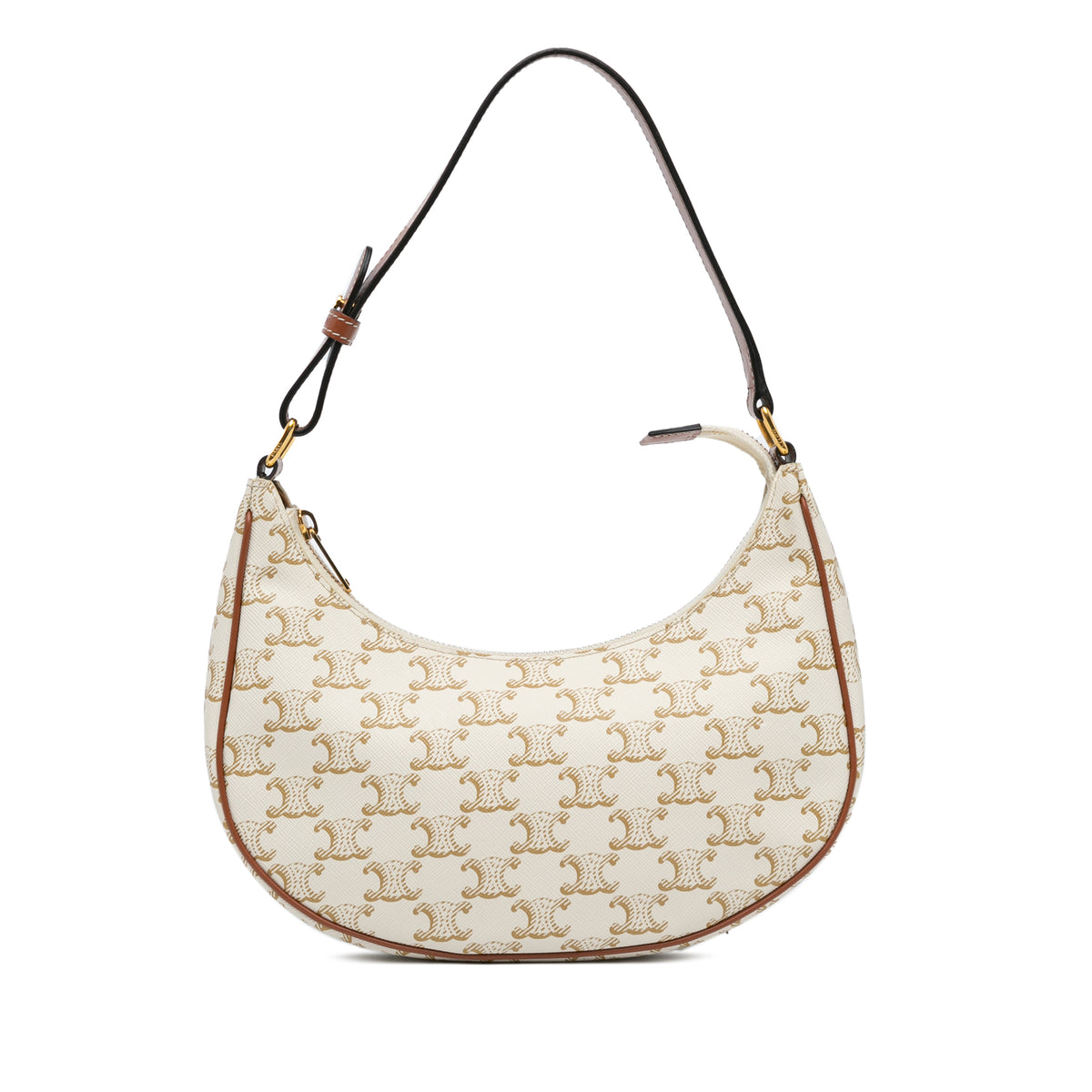 Triomphe Coated Canvas Ava Shoulder Bag