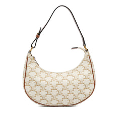 Triomphe Coated Canvas Ava Shoulder Bag