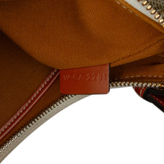 Triomphe Coated Canvas Ava Shoulder Bag