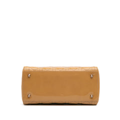 Medium Patent Cannage Lady Dior