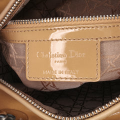 Medium Patent Cannage Lady Dior