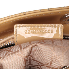 Medium Patent Cannage Lady Dior