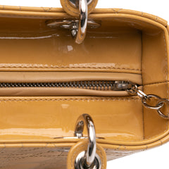Medium Patent Cannage Lady Dior