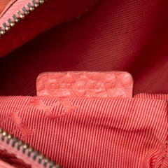 Small Grain Check Embossed Leather Chichester Crossbody