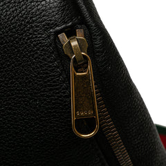 Grained Calfskin Logo Belt Bag