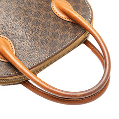 Mini Macadam Coated Canvas Dome Satchel