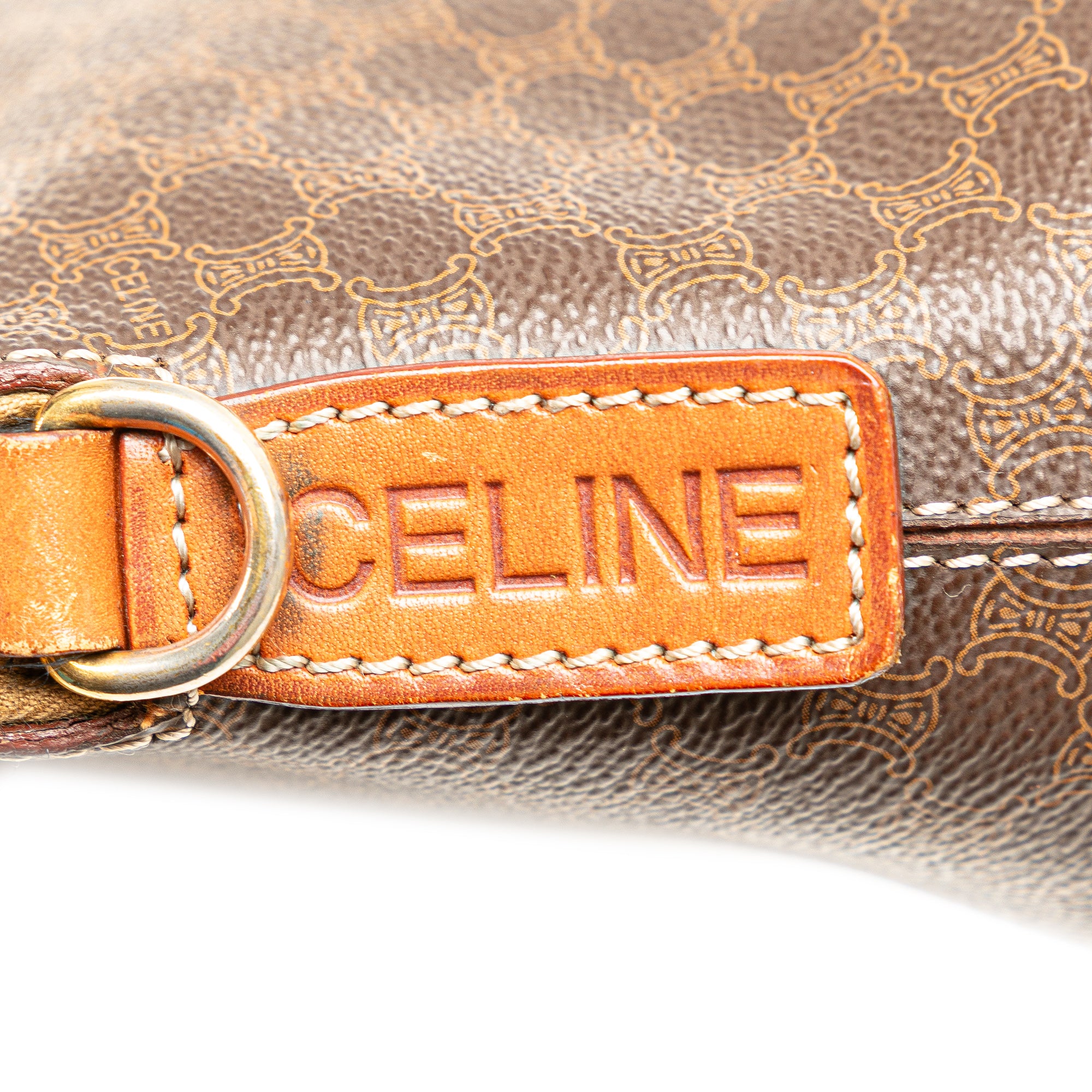 Mini Macadam Coated Canvas Dome Satchel
