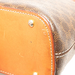 Mini Macadam Coated Canvas Dome Satchel