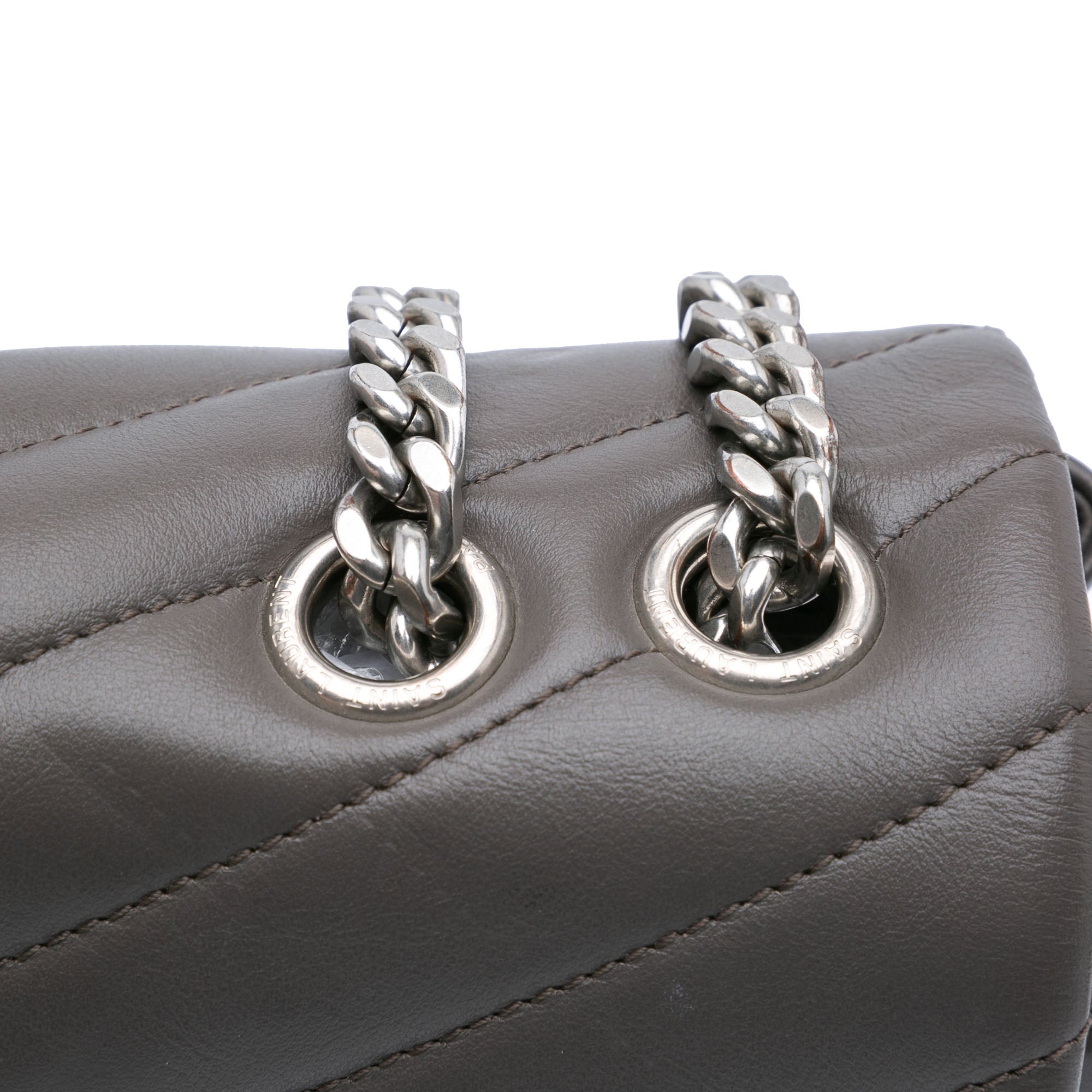 Large Leather Monogram Matelasse LouLou Shoulder Bag