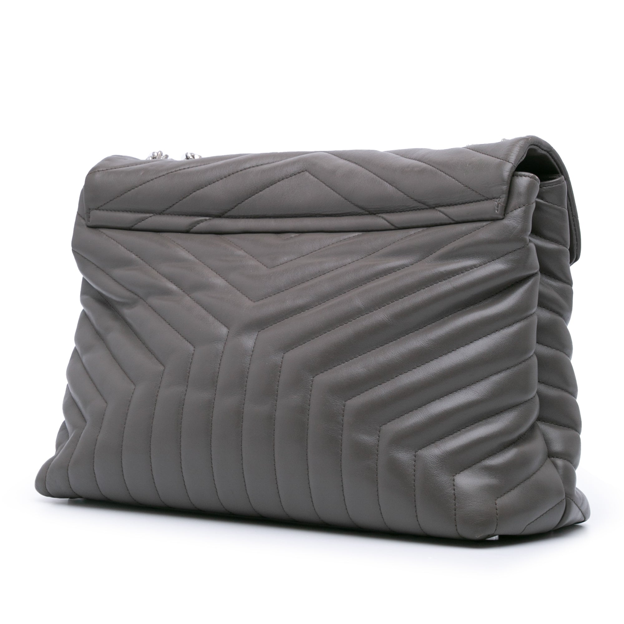 Large Leather Monogram Matelasse LouLou Shoulder Bag