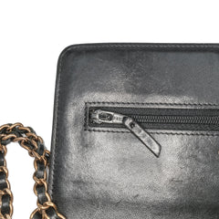 Lambskin Boy Wallet On Chain