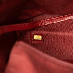 Large Aged Calfskin Cotton Club Tote