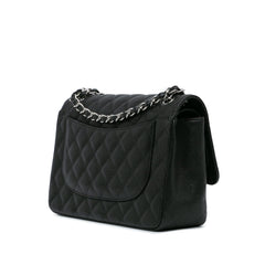 Jumbo Classic Caviar Double Flap