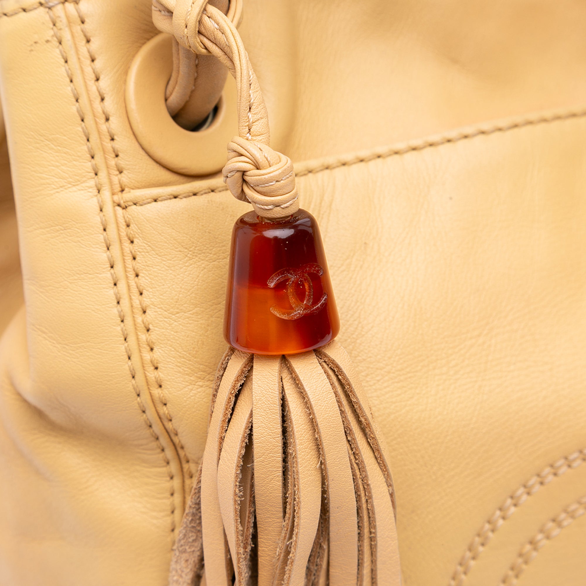 Lambskin CC Tassel Shoulder Bag