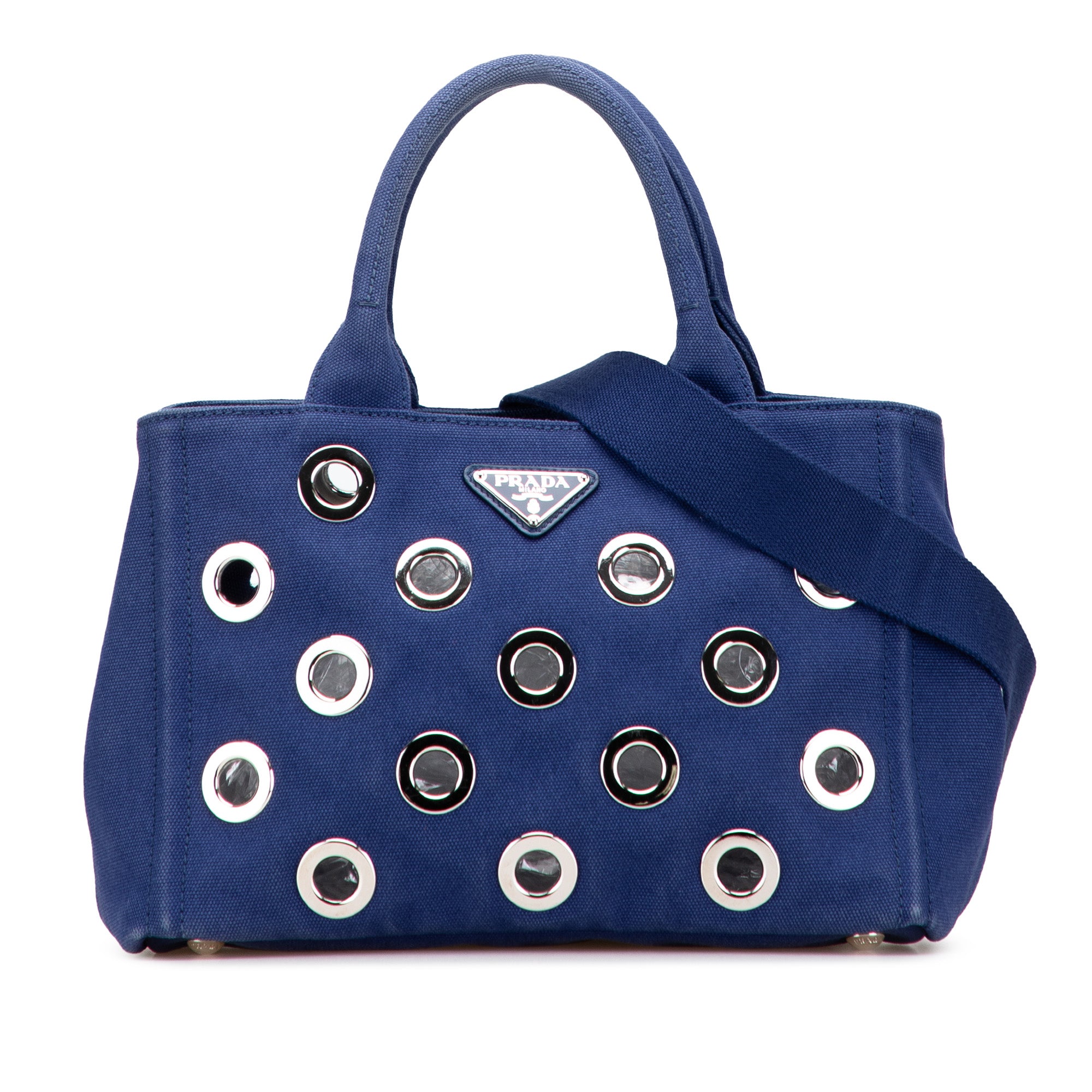 Small Canvas Canapa Grommet Satchel