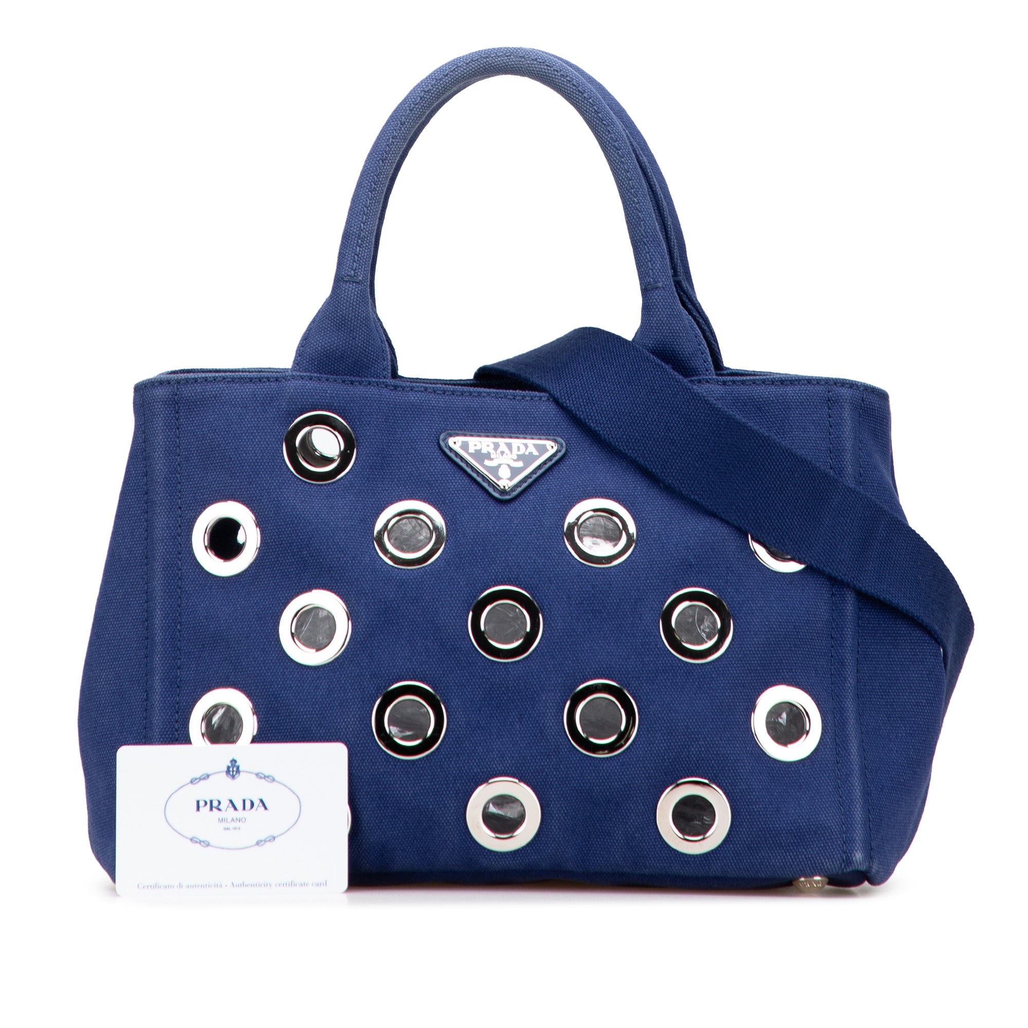 Small Canvas Canapa Grommet Satchel