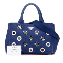 Small Canvas Canapa Grommet Satchel