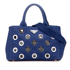 Small Canvas Canapa Grommet Satchel