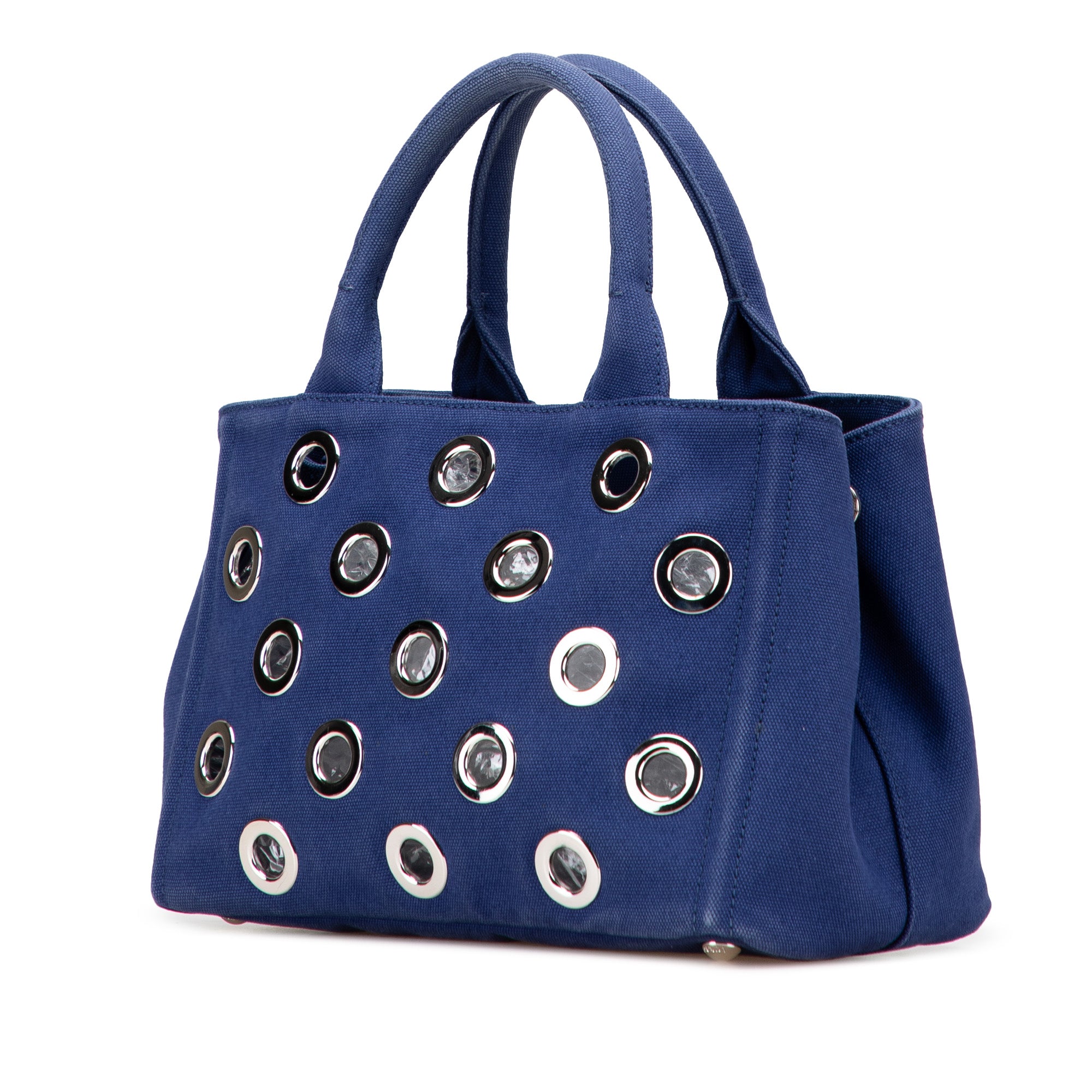 Small Canvas Canapa Grommet Satchel