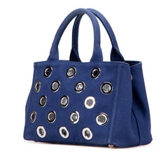 Small Canvas Canapa Grommet Satchel