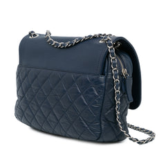 Quilted Calfskin Easy Zip Flap