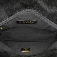 Mini Quilted Velvet Double Frame Flap