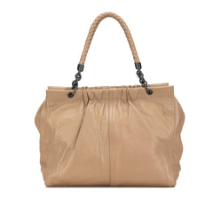 Intrecciato Trimmed Calfskin Handbag