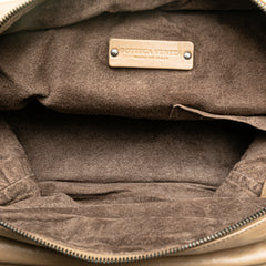 Intrecciato Trimmed Calfskin Handbag