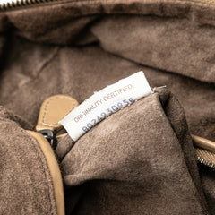 Intrecciato Trimmed Calfskin Handbag