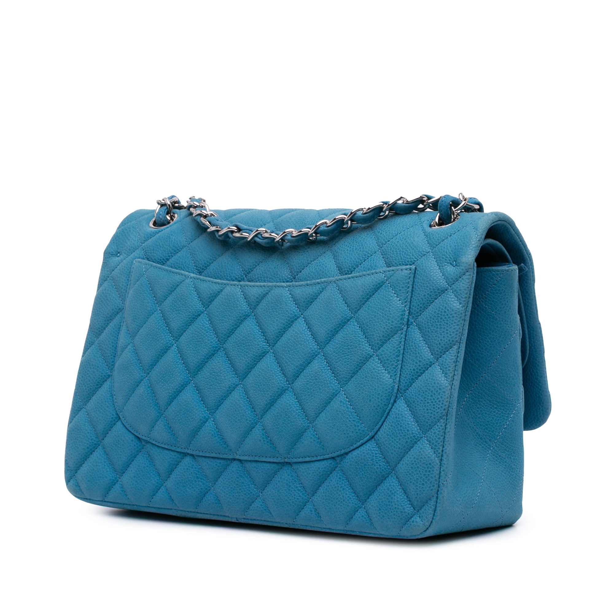 Jumbo Classic Caviar Double Flap