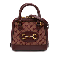 Mini GG Supreme Horsebit 1955 Top Handle Bag