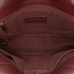 CC Tricolor Quilted Lambskin Double Flap