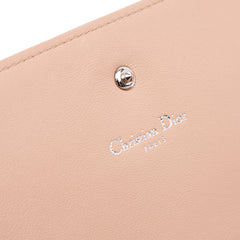 Metallic Grained Calfskin Diorama Wallet on Chain