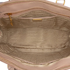 Medium Saffiano Lux Galleria Double Zip Tote