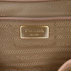 Medium Saffiano Lux Galleria Double Zip Tote