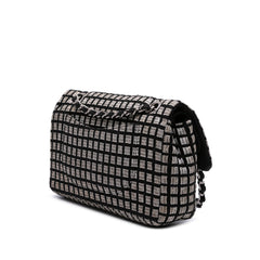 Medium Classic Ribbon Tweed Double Flap