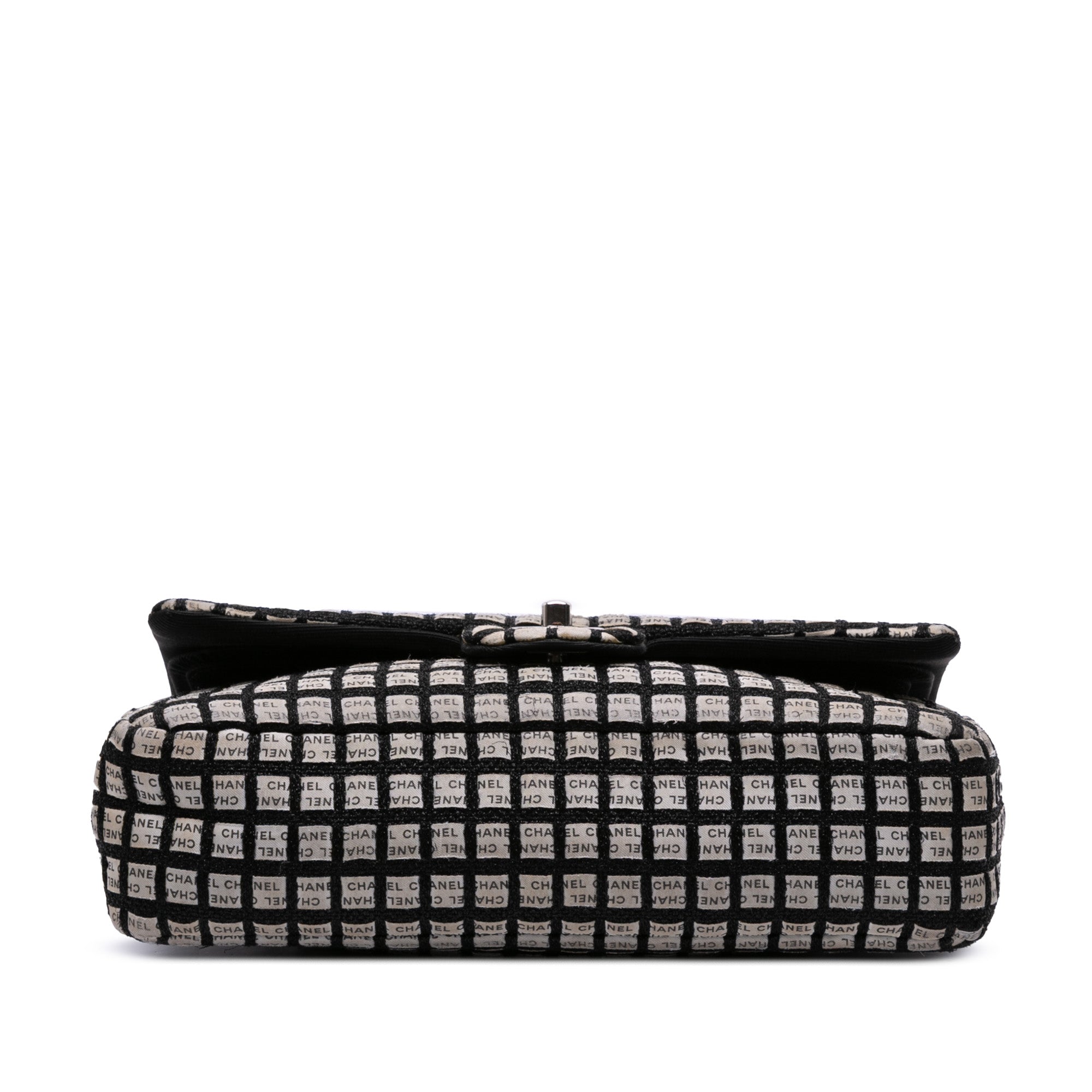 Medium Classic Ribbon Tweed Double Flap