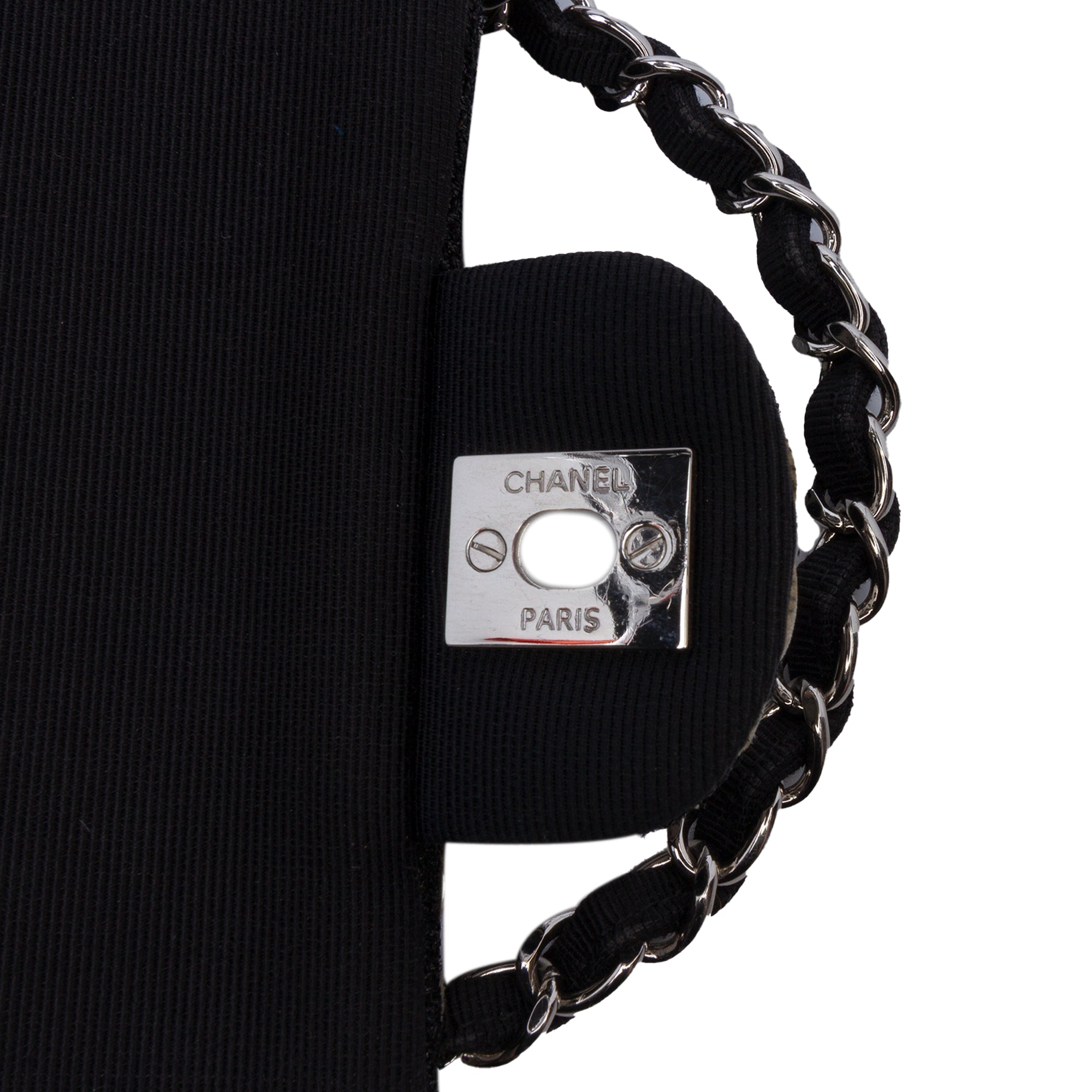 Medium Classic Ribbon Tweed Double Flap