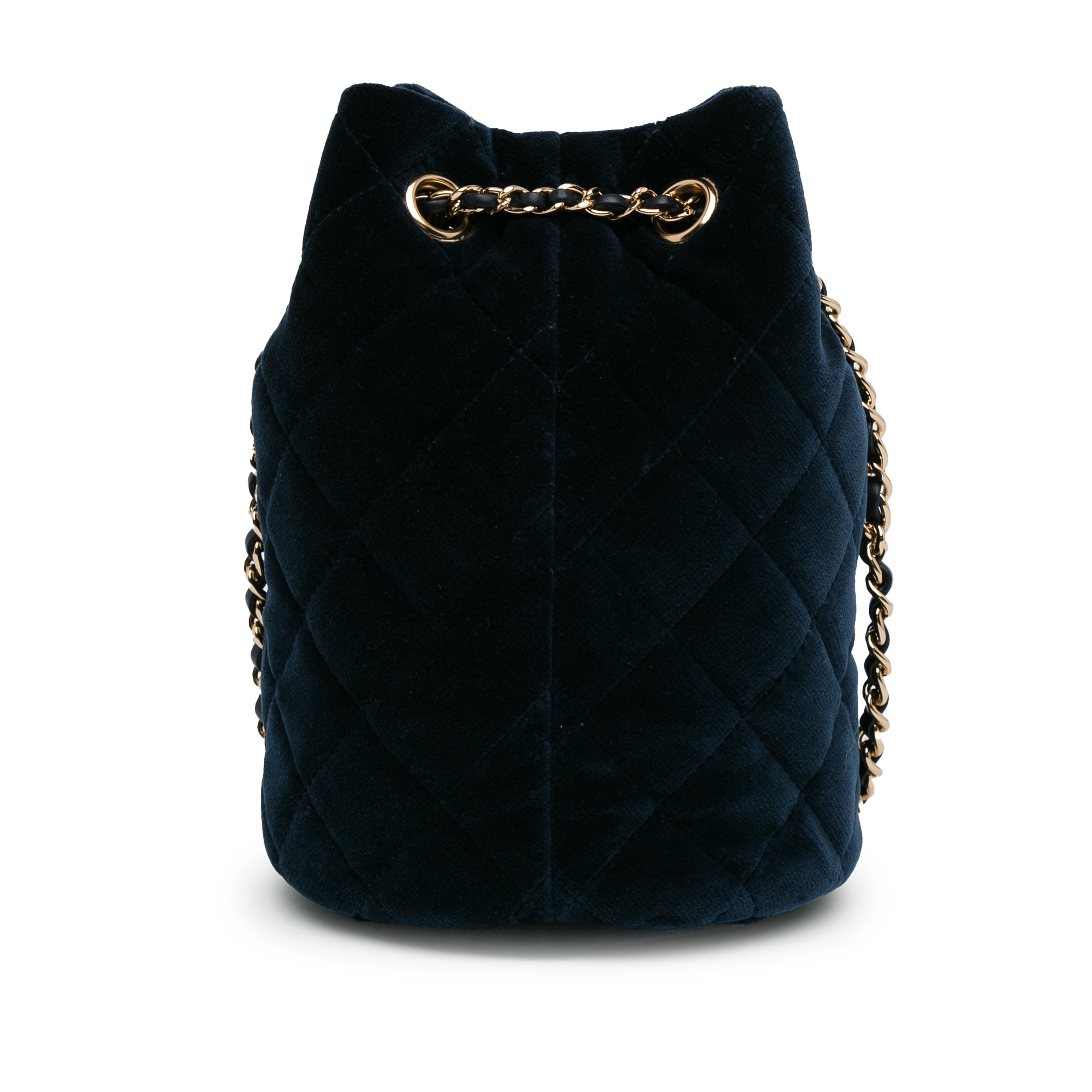 Velvet Crystal Pearl Crush Bucket Bag_2