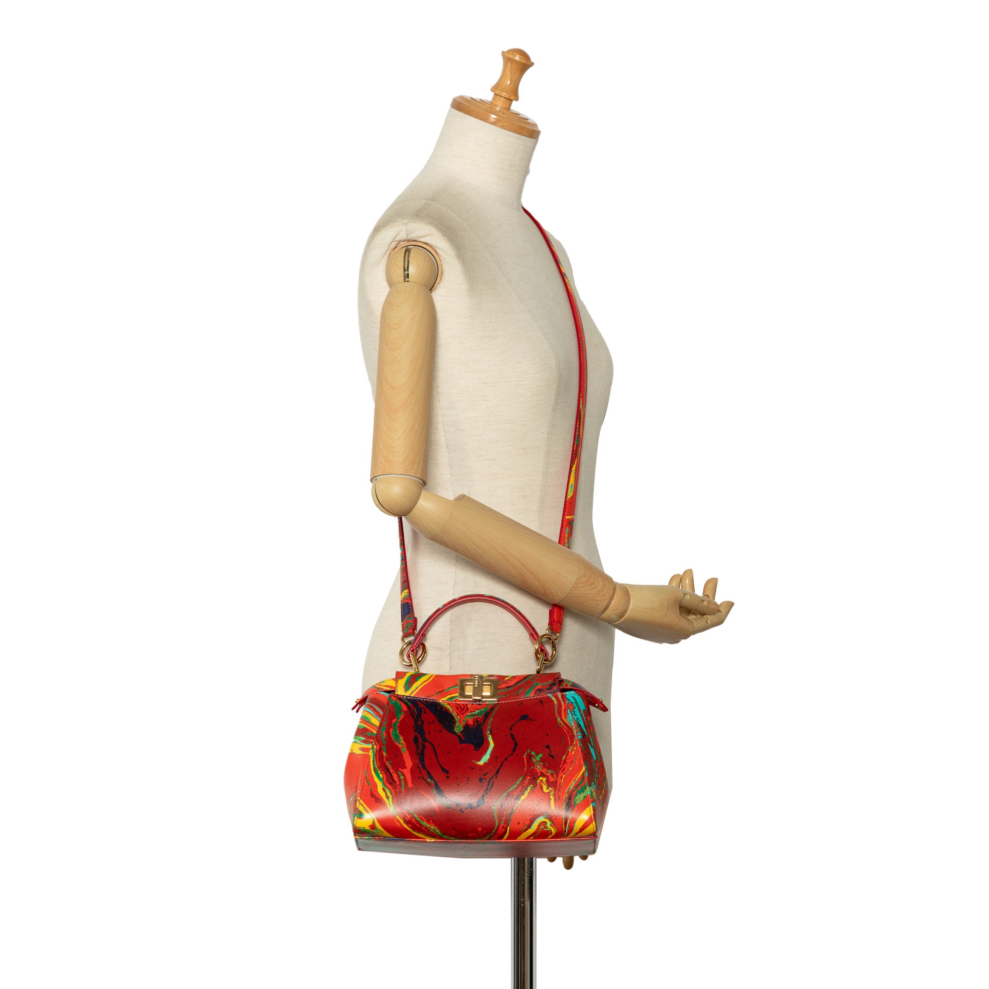 Mini Marbled Peekaboo Satchel