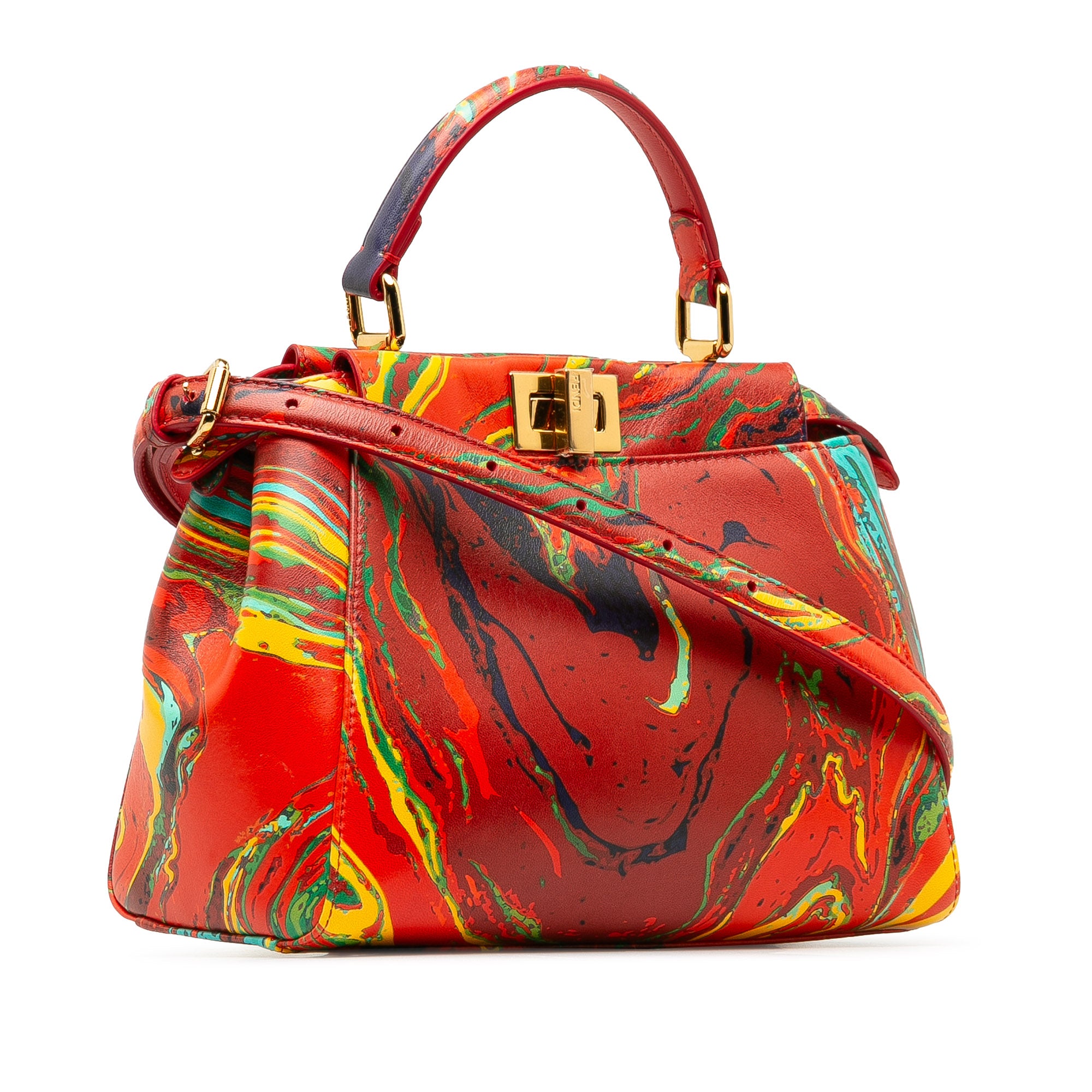 Mini Marbled Peekaboo Satchel_1