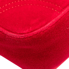 Small GG Marmont Matelasse Velvet Flap Crossbody