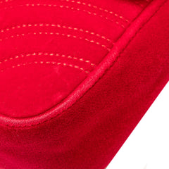 Small GG Marmont Matelasse Velvet Flap Crossbody