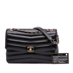 Chevron Shiny Lambskin Miroir Flap