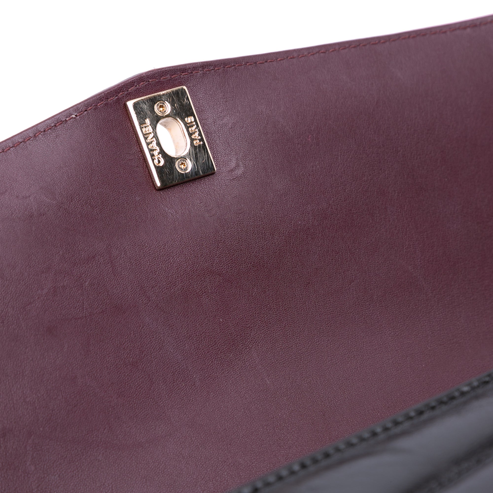 Chevron Shiny Lambskin Miroir Flap