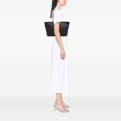 Medium Coated Canvas Laser Cut Star Roll Tote